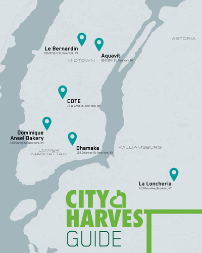 Coordinates: Support City Harvest’s NYC Restaurant Partners