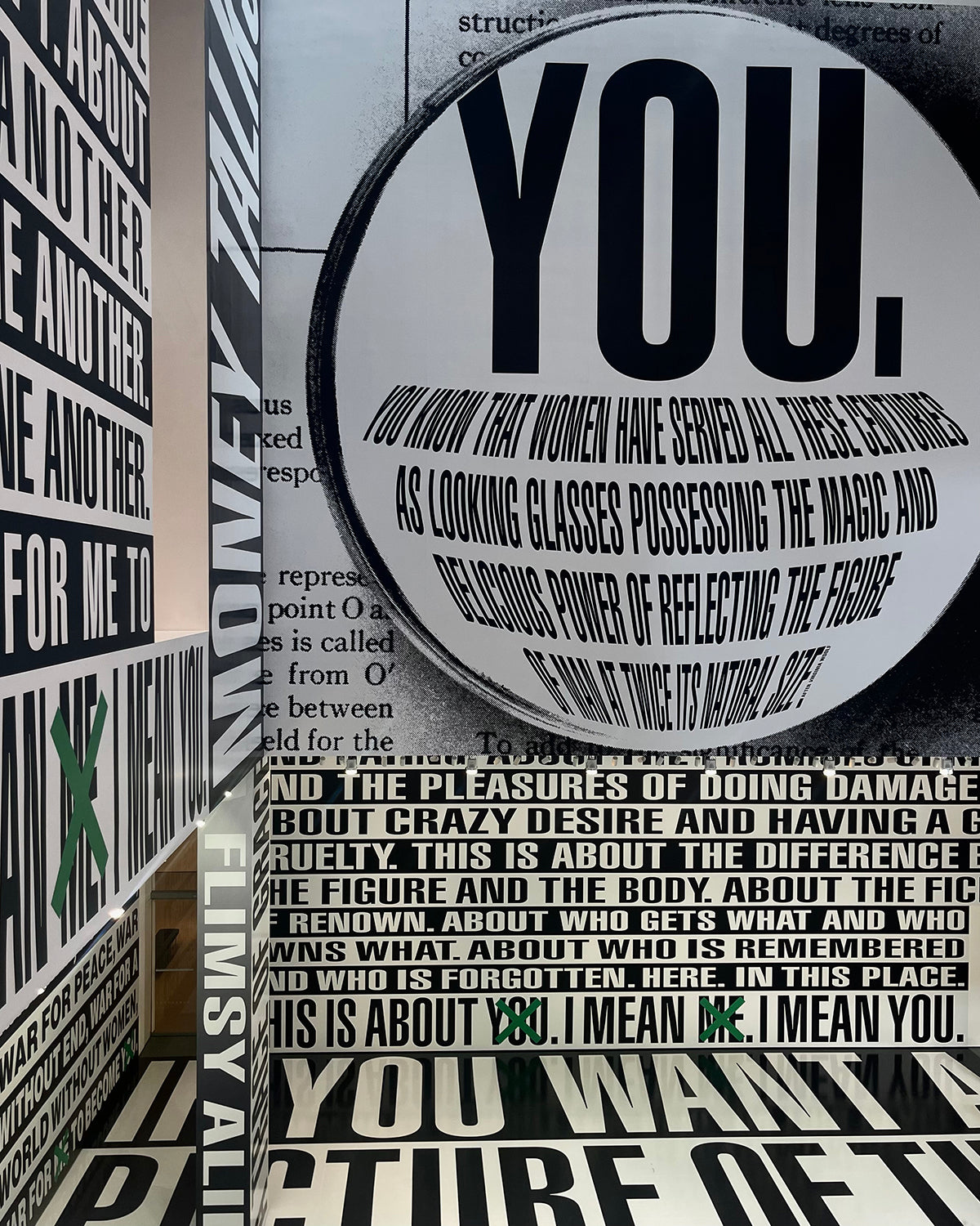 Visiting Barbara Kruger: THINKING OF YOU. I MEAN ME. I MEAN YOU 