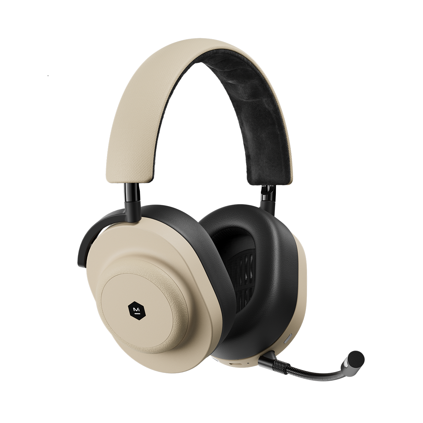 Floating sand dune and black MG20 Wireless Gaming Headphones with detatchable boom microphone | gallery MG20SD10
