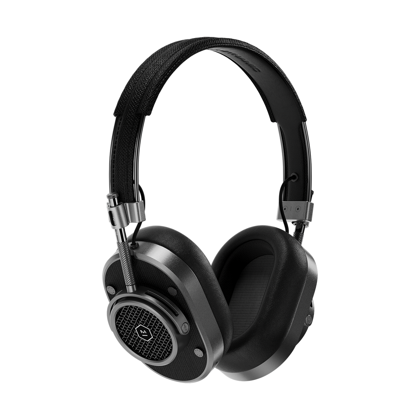 Floating gunmetal and black MH40 Wireless Headphones | gallery MH40G1-W2