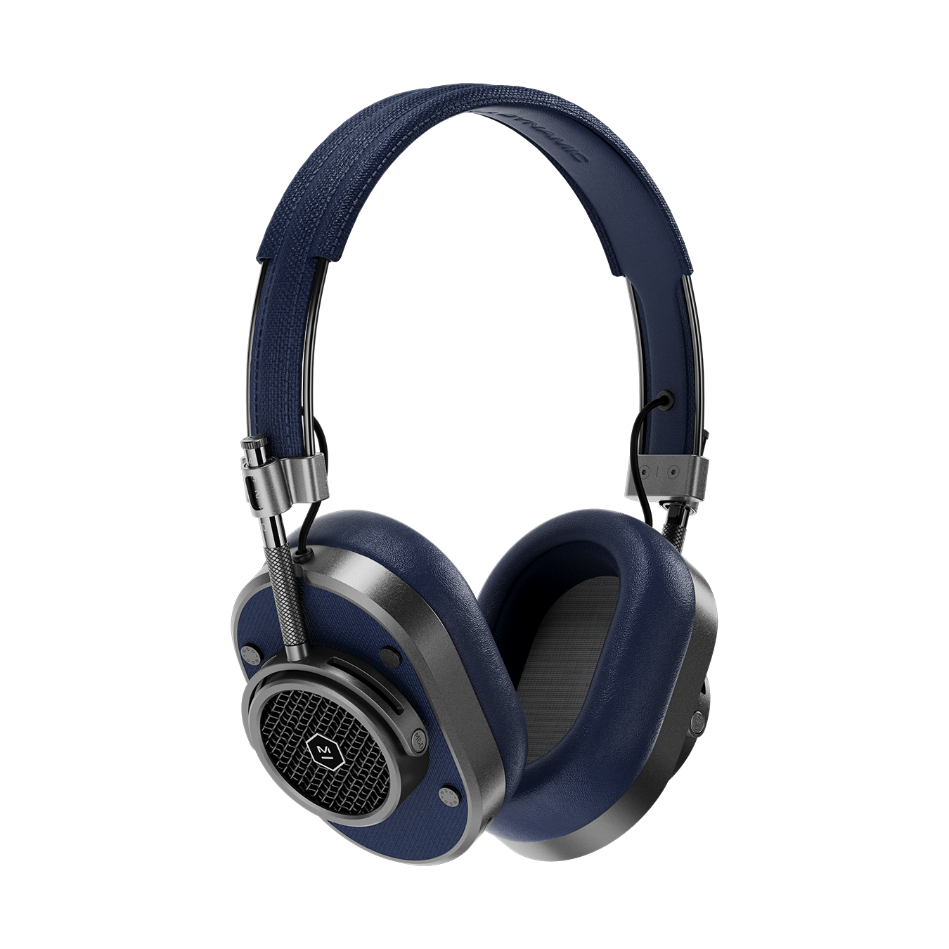 Floating gunmetal and navy MH40 Wireless Headphones | gallery MH40G4-W2