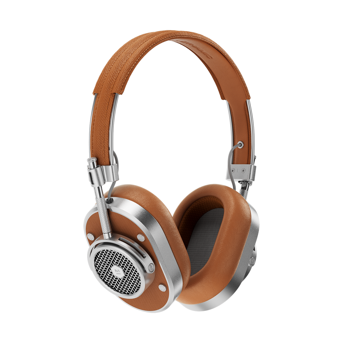 Floating silver and brown MH40 Wireless Headphones | gallery MH40S2-W2