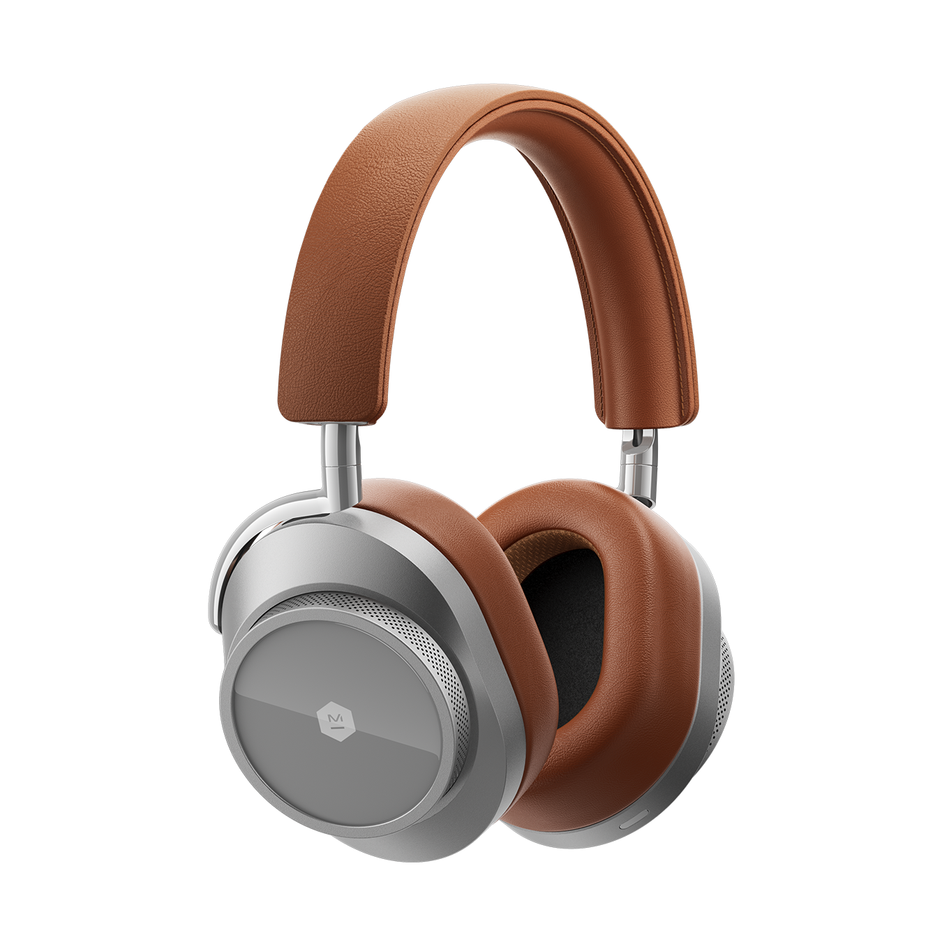 Floating silver and brown MW75 Active Noise-Cancelling Headphones | gallery MW75S2