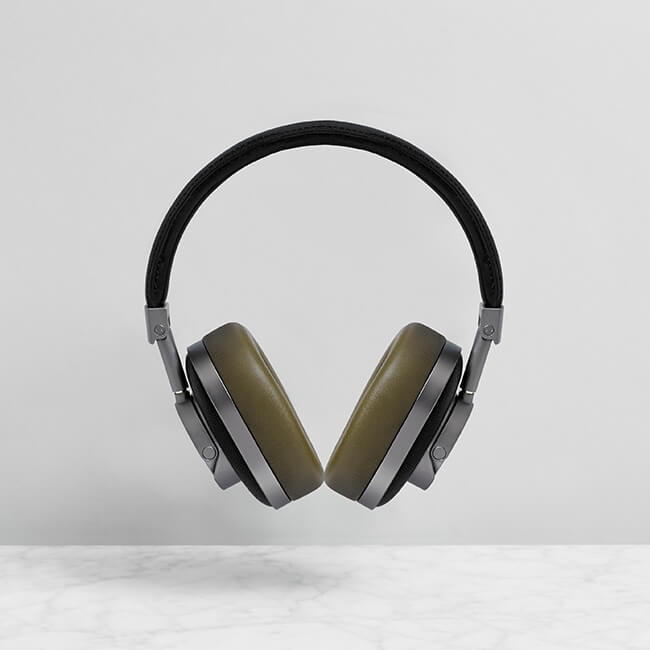 Lifestyle image of MW60 Headphones with ear pads