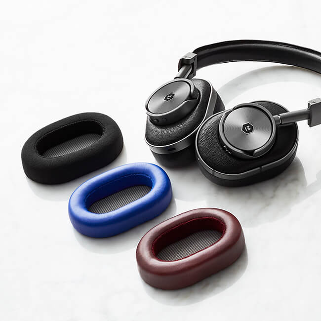Lifestyle image of MW60 Headphones with ear pads