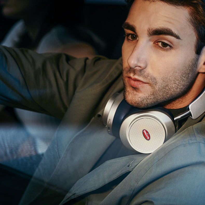 Bugatti headphone banner