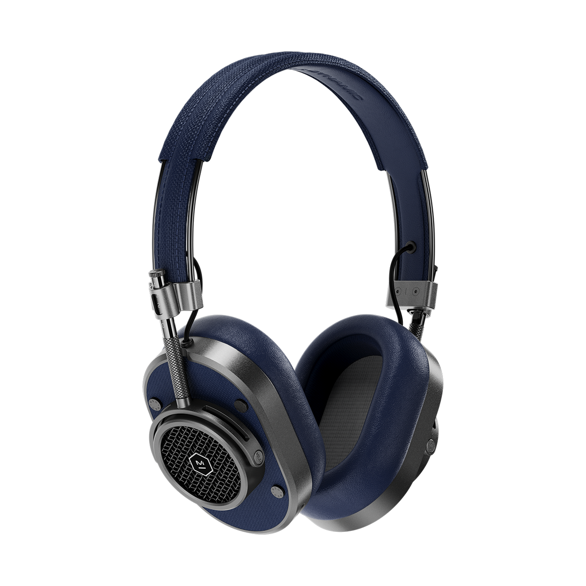 Floating gunmetal and navy MH40 Wireless Headphones | gallery MH40G4-W2