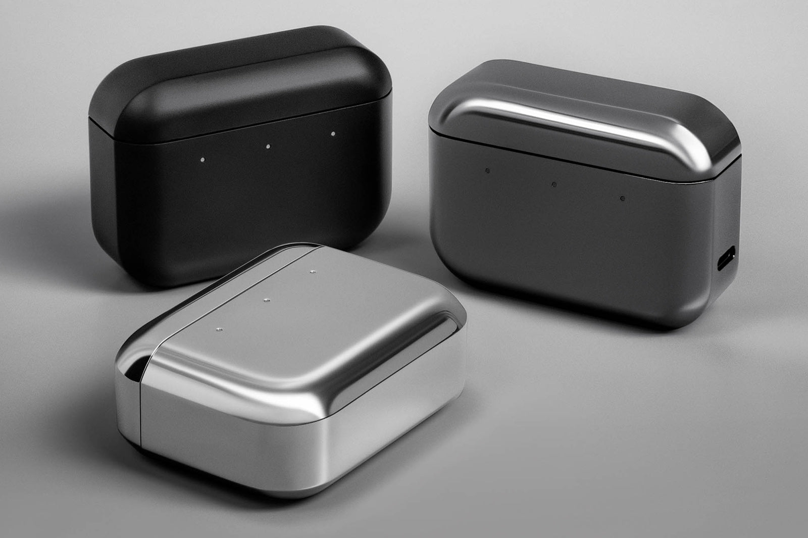 Signature Stainless Steel Charging Case